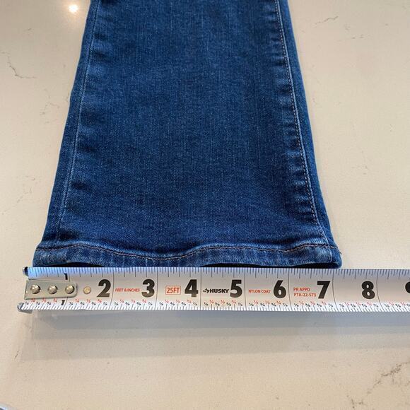 Paige Colette Crop Flare Jeans in Mai Tai size 24 - Picture 12 of 12